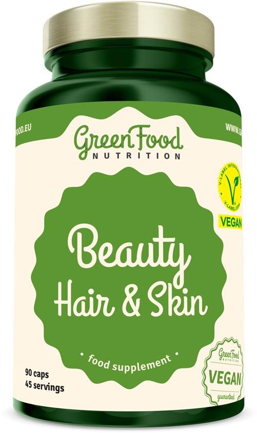 GreenFood Nutrition Beauty Hair & Skin 90 kapsúl