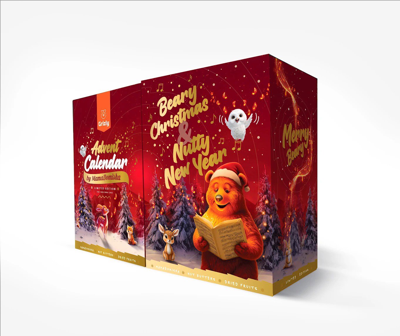 GRIZLY Adventný kalendár 2024 by @mamadomisha 1445 g