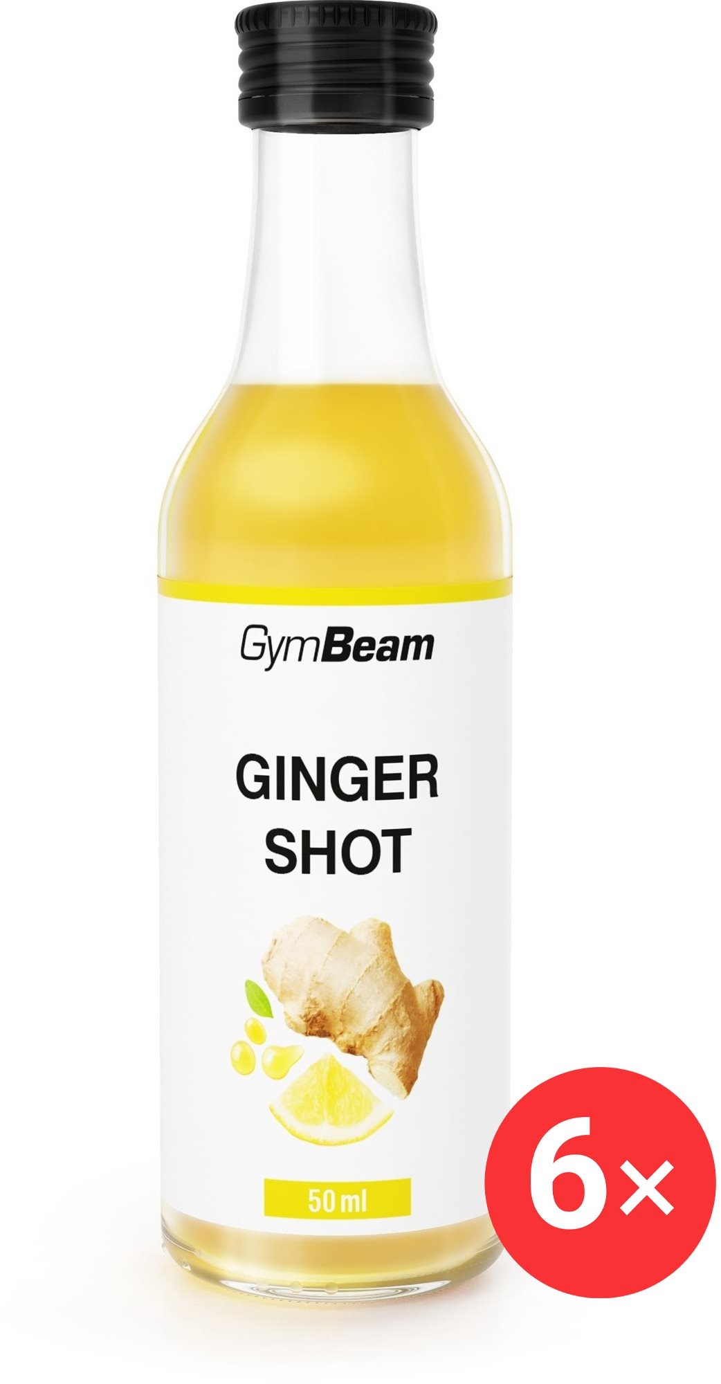GymBeam Ginger Shot 6× 50 ml