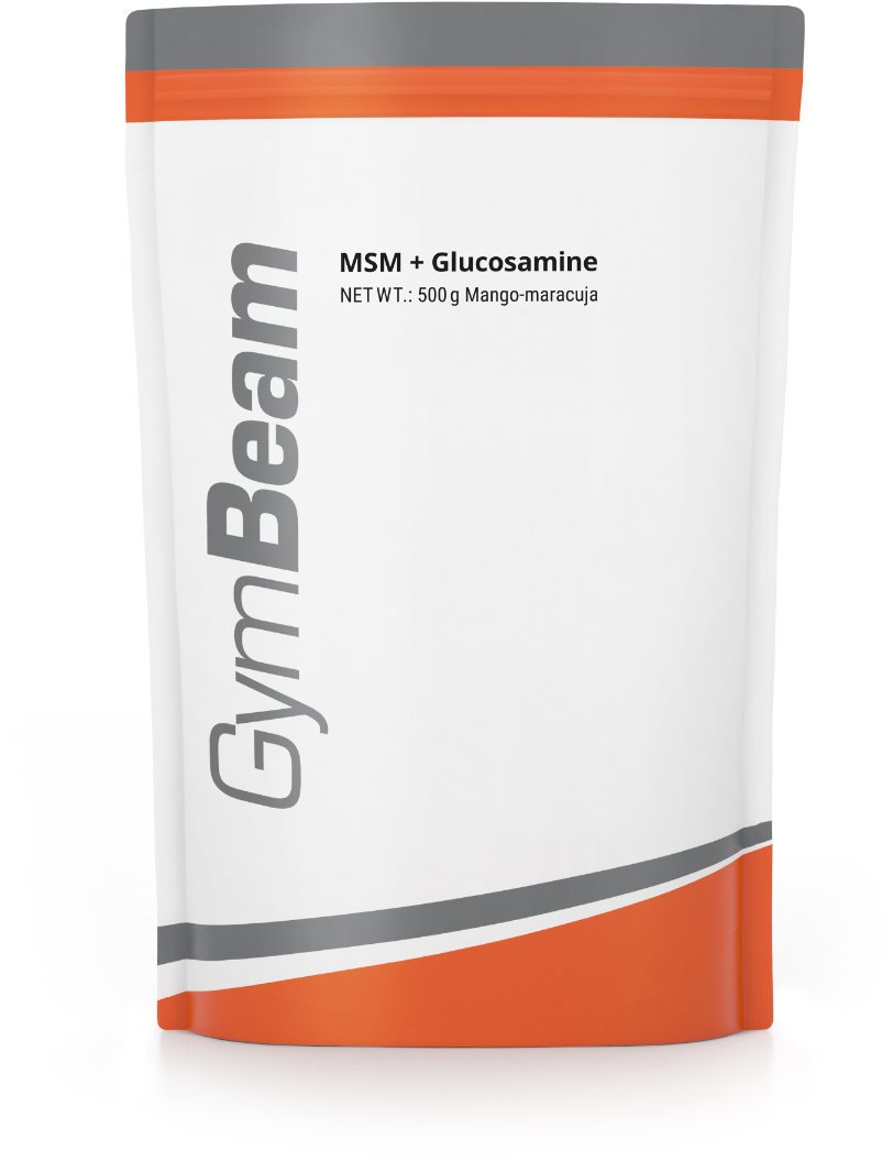 GymBeam MSM + glukozamín mango marakuja 500 g