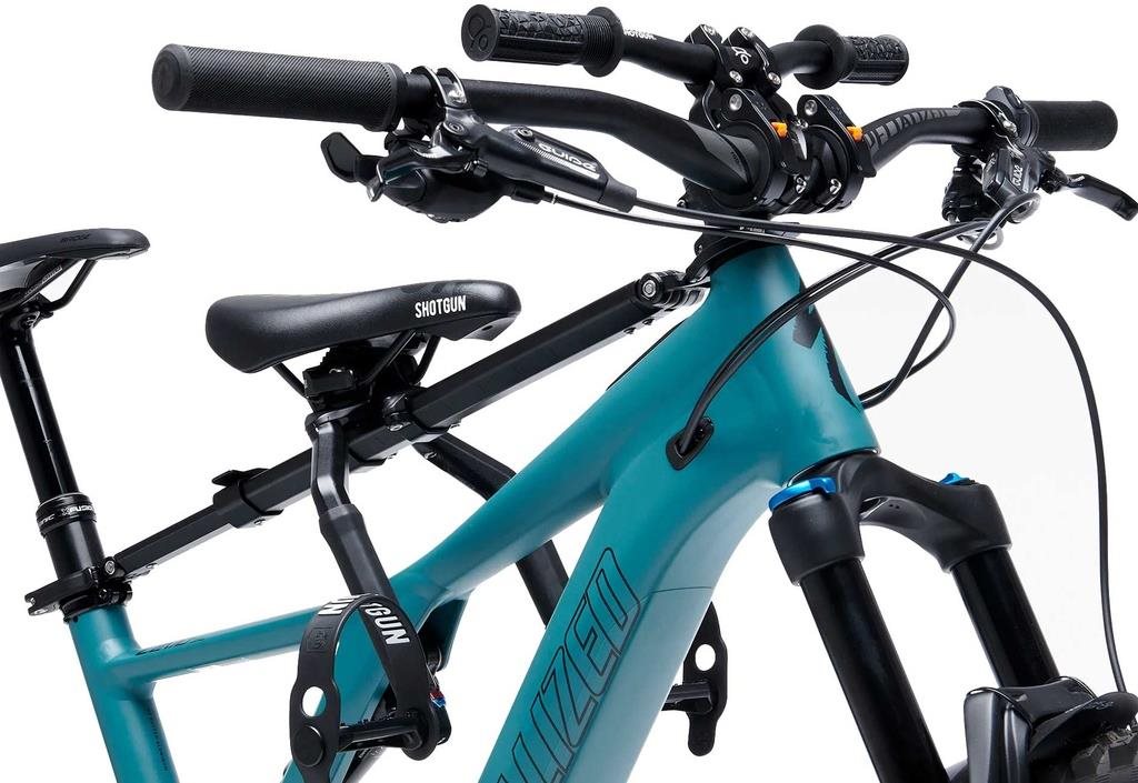 Kids Ride Shotgun MTB Detská sedačka a riadidlá na rám Pro Combo