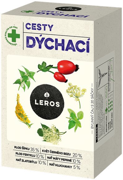 Leros Cesty dýchacie 20 × 1,5 g