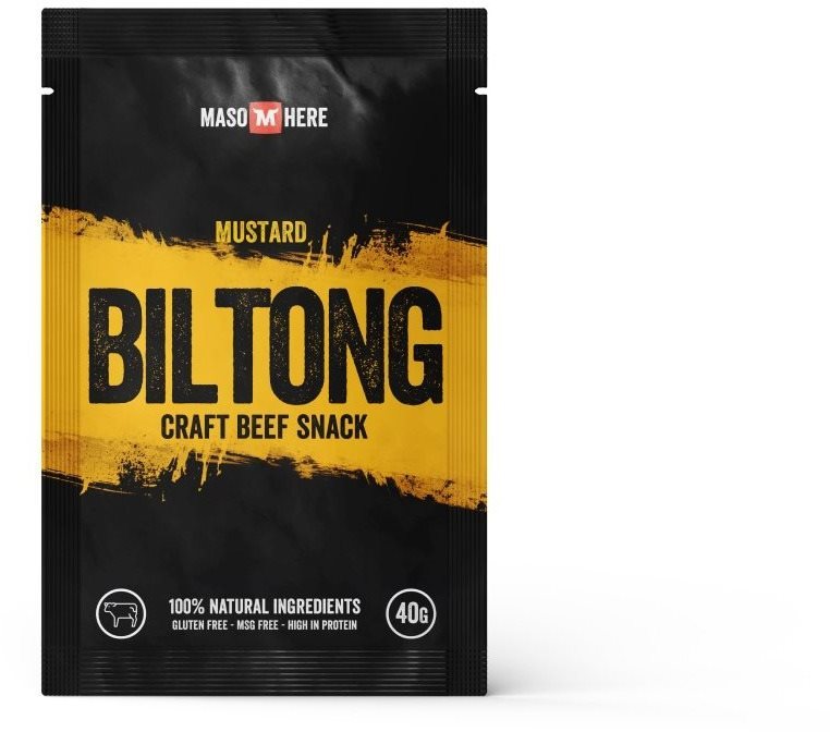 Maso Here hovädzí biltong horčica 40 g