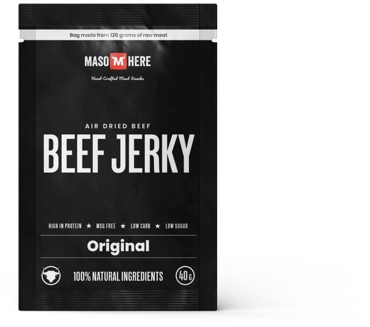 Maso Here hovädzie jerky originál 40 g