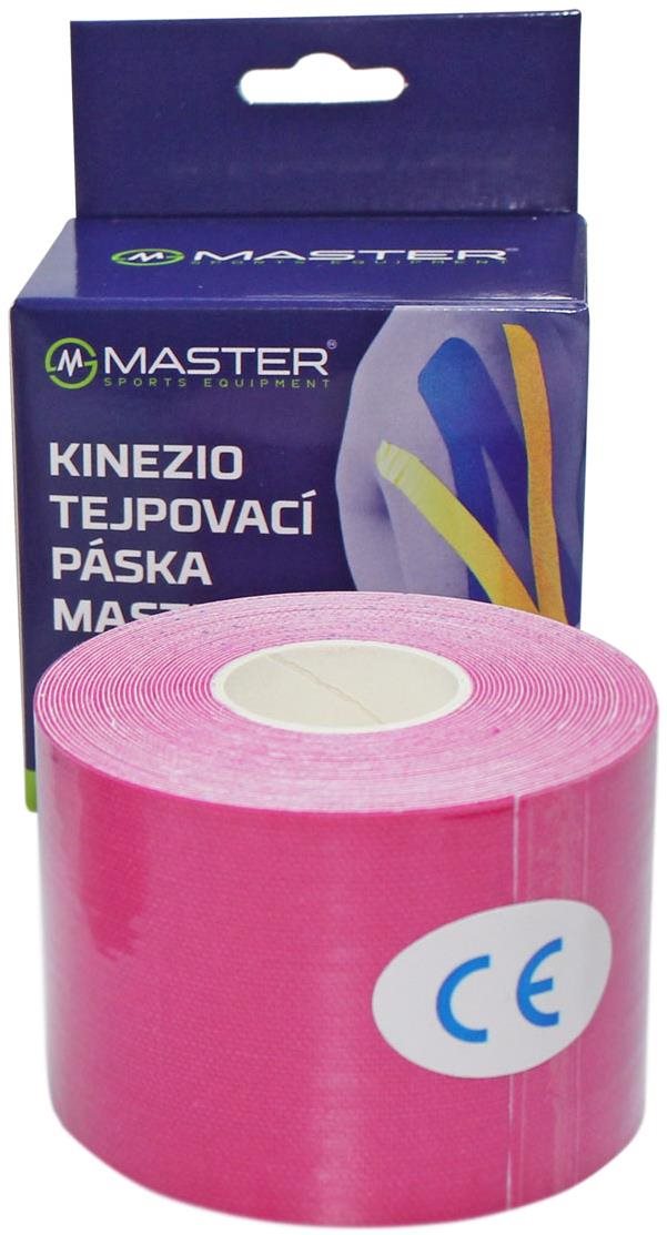 Master Kinezio tejpovacia páska 5 cm × 5 m, ružová