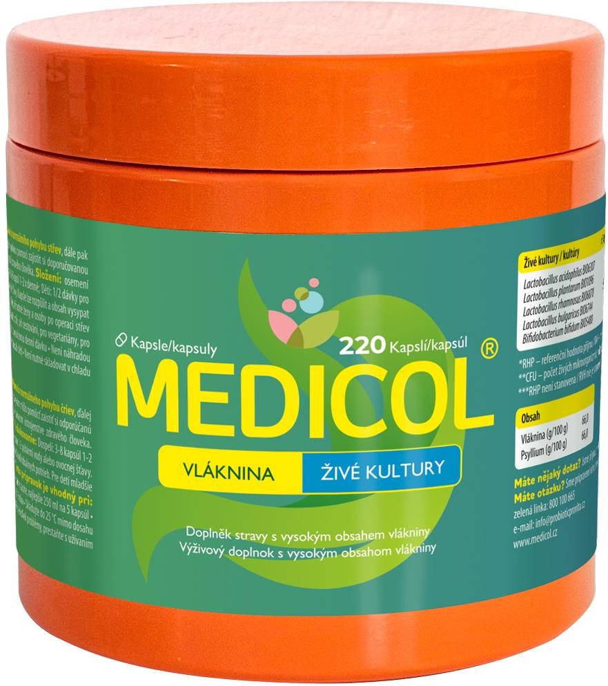MEDICOL Vláknina + živé kultúry cps. 220