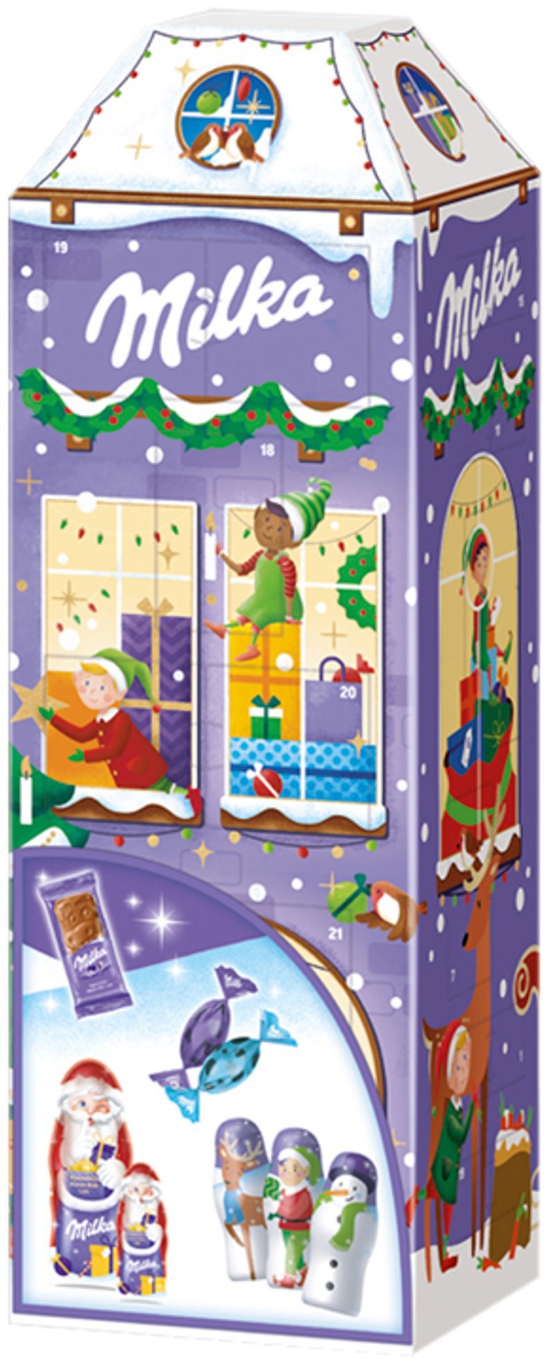 Milka 3D adventný kalendár 223 g