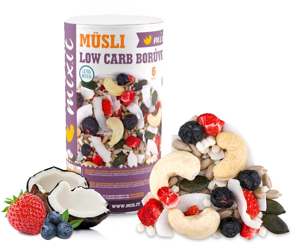Mixit Müsli low carb – Čučoriedka 400 g