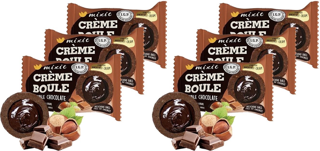Mixit Créme boule – Double chocolate 6× 30 g