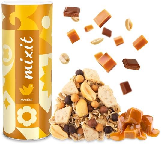 Mixit Peanut Caramel & maslová sušienka 650 g