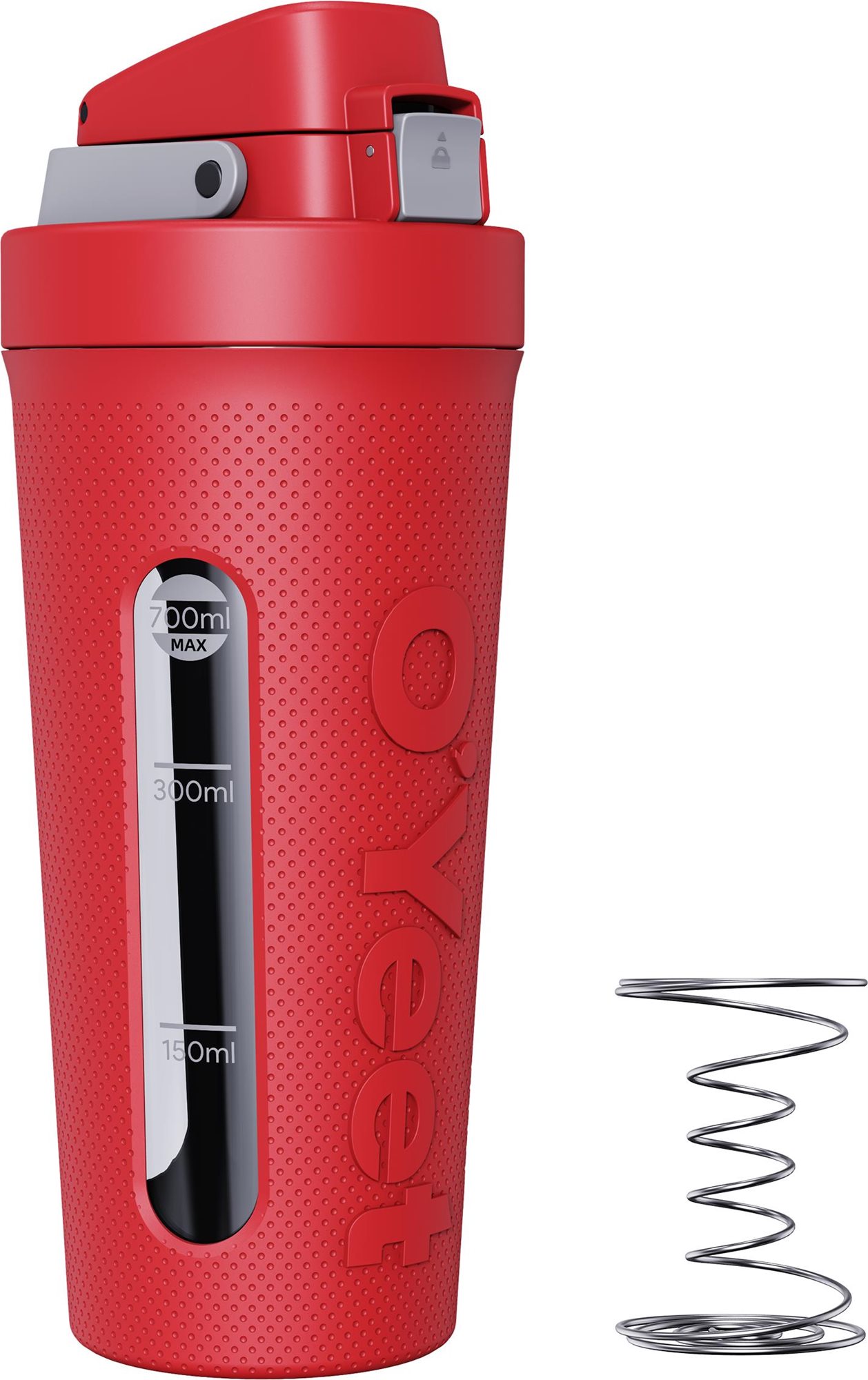 NAIPO Oyeet Shaker 700 ml red