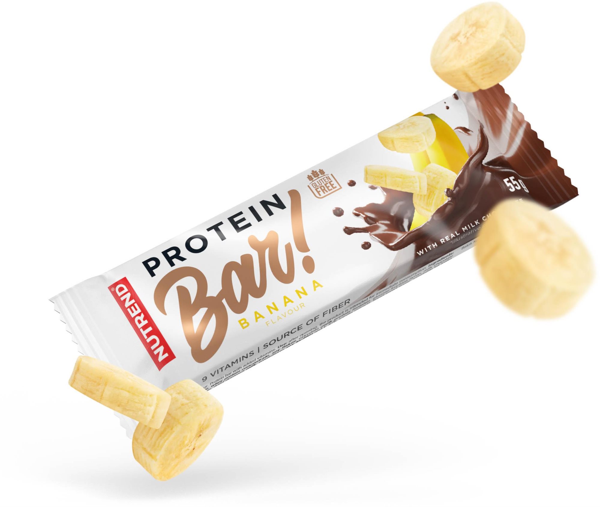 Nutrend Protein Bar! 55 g, banán