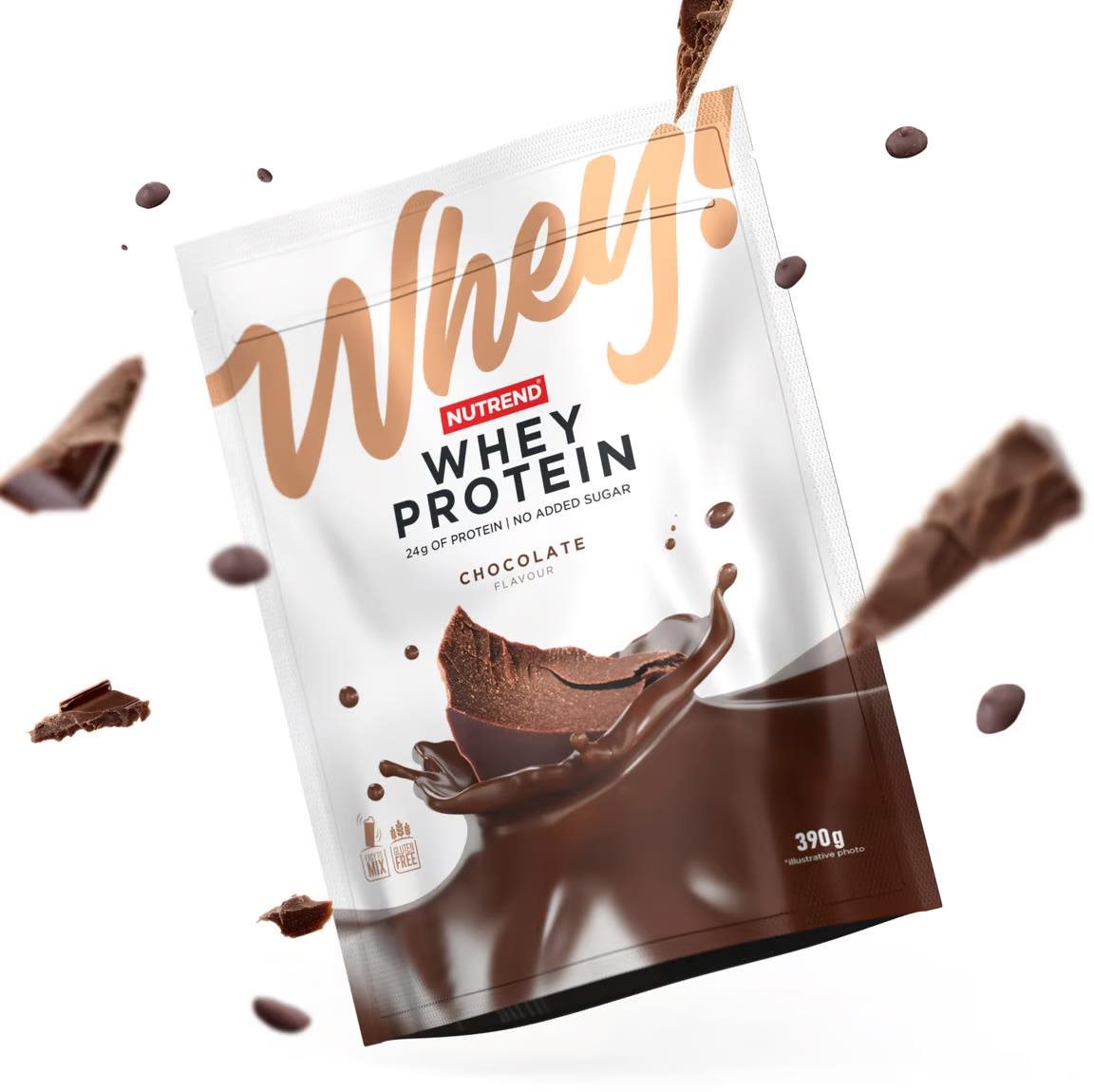 Nutrend Whey Protein! 390 g, čokoláda