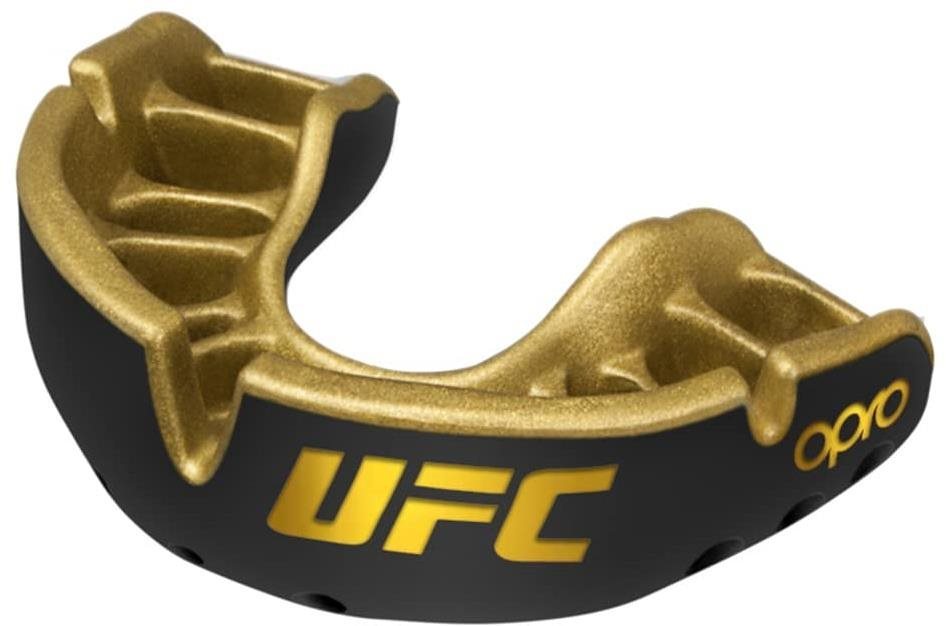 OPRO GOLD UFC, čierna/zlatá