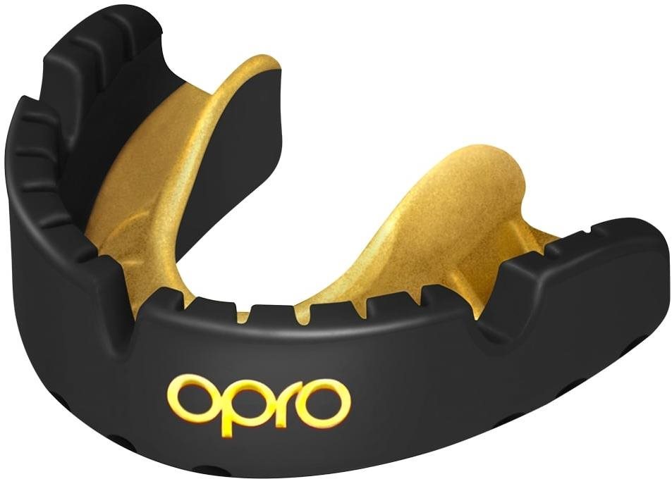 OPRO GOLD BRACES – STROJČEK, čierna/zlatá
