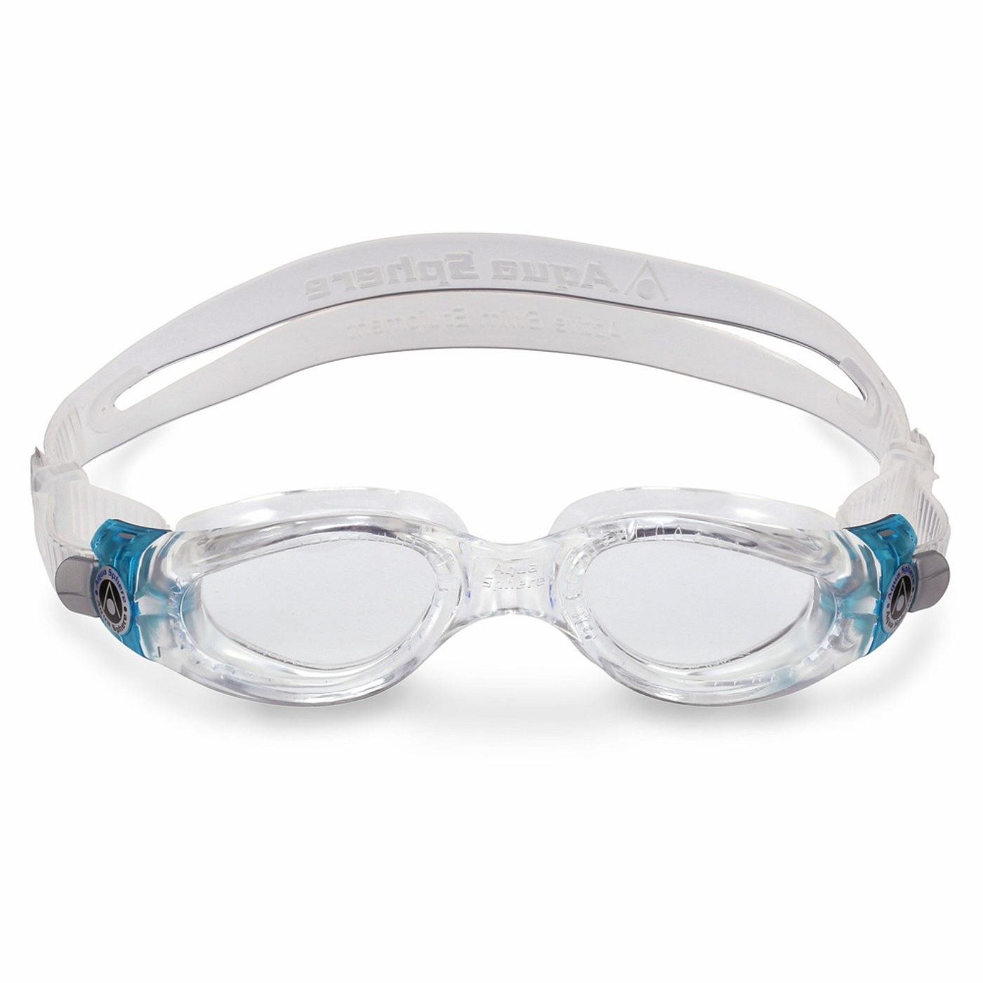 Aqua Sphere Kaiman Small číre sklá transparent/tyrkysové pracky
