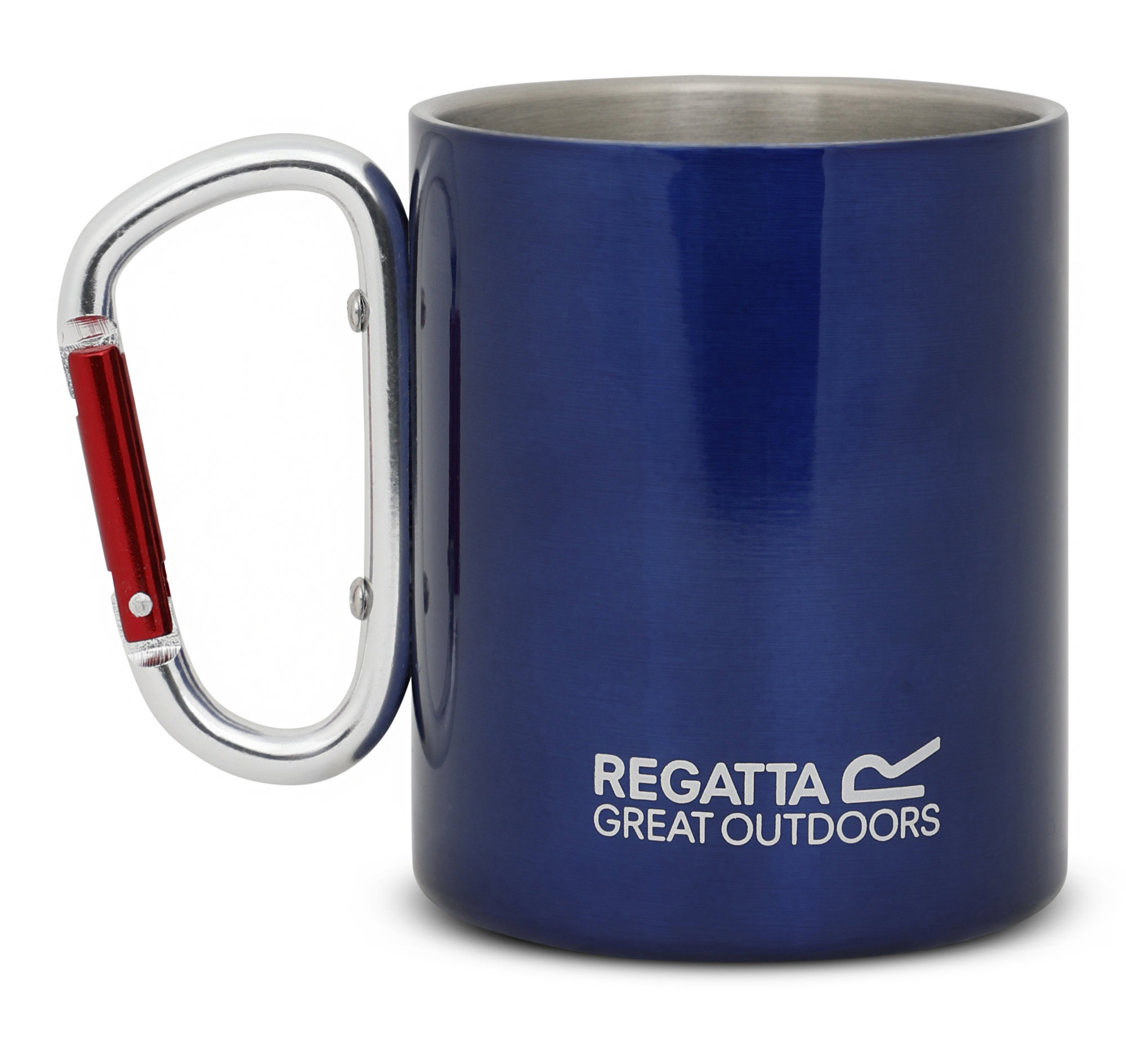 Regatta Steel Mug Karabiner blue