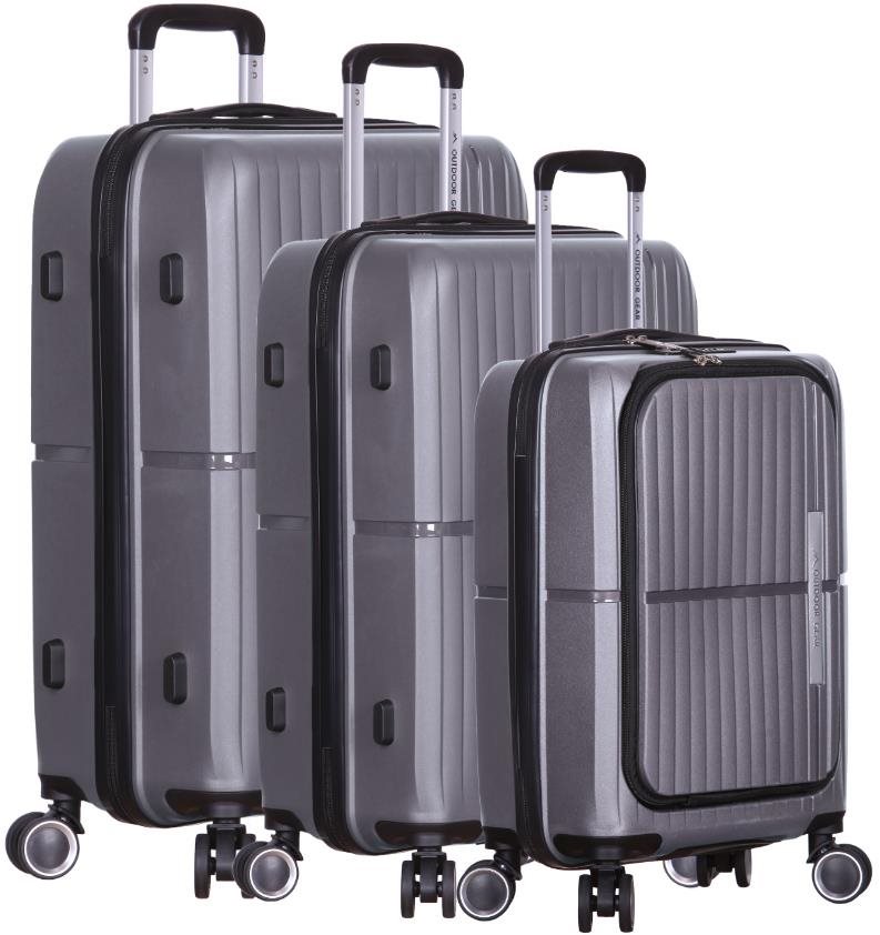 OUTDOOR GEAR Garnet TR-404/3 PP sivá