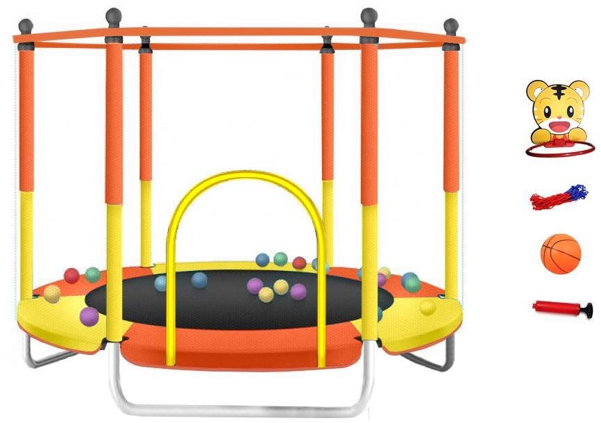 Sedco Detská trampolína KIDS NT 140 cm, oranžová