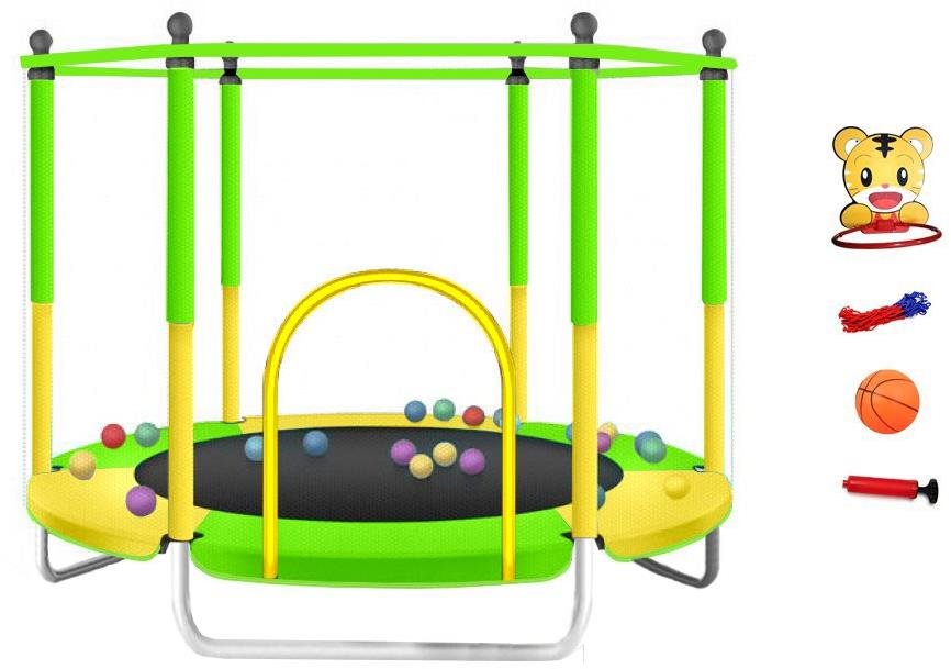 Sedco Detská trampolína KIDS NT 140 cm, zelená