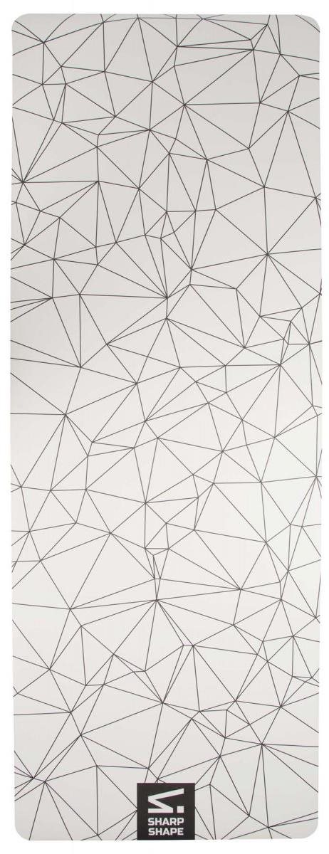 Sharp Shape PU Yoga mat Spacetime white