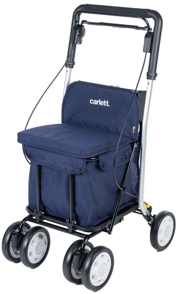 Carlett Senior Move nákupná taška na kolieskach, modrá, 29 l