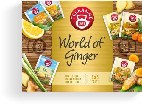 Teekanne World of Ginger Collection 6× 5 vreciek