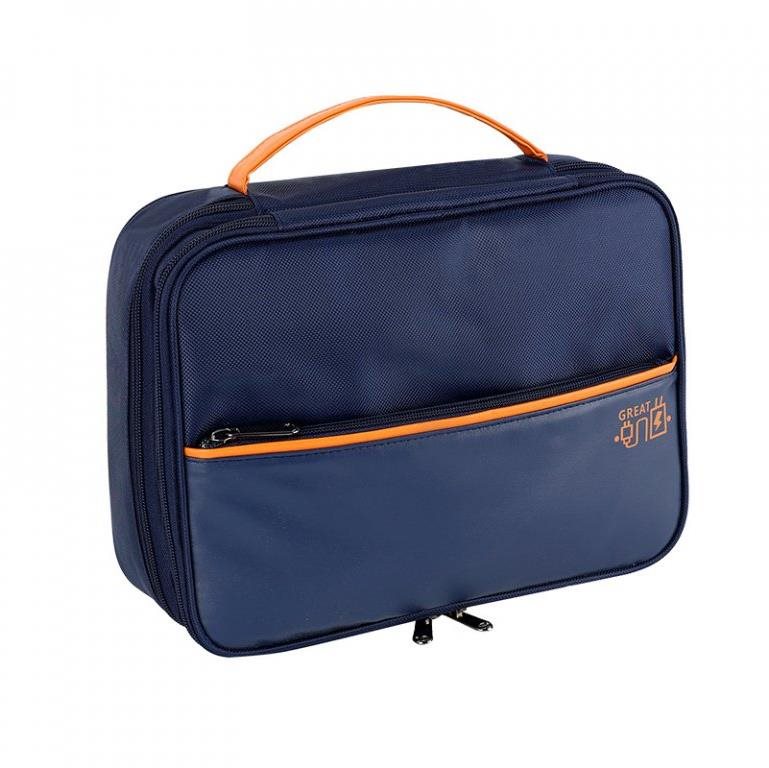 Take it shop Organizér káblov a elektroniky veľkosť XL, modrý