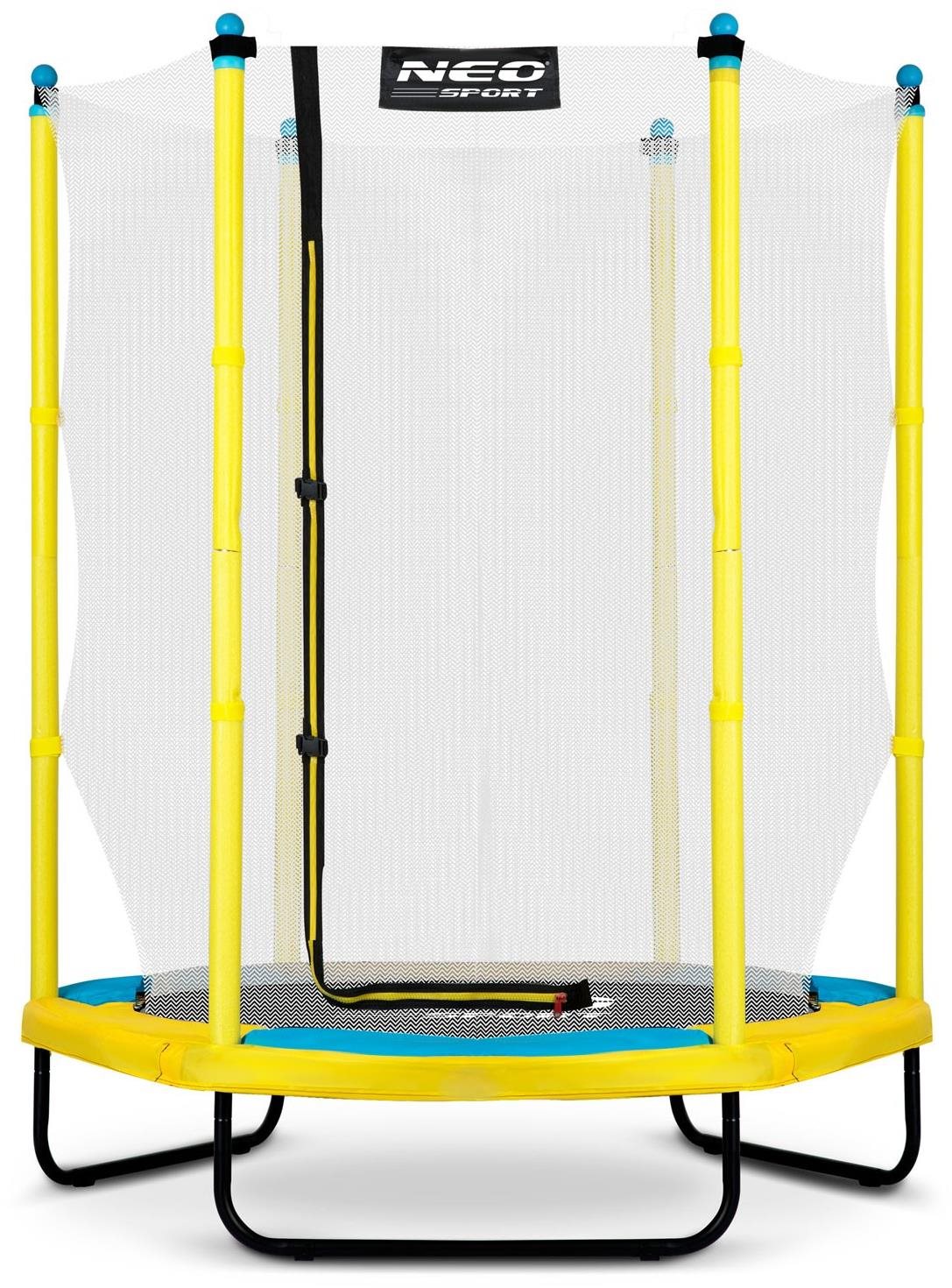 Neo-Sport Detská záhradná trampolína 140 cm žltá
