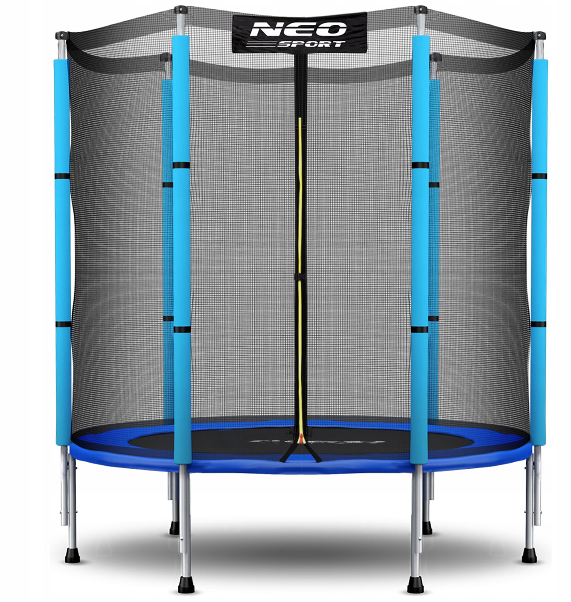 Neo-Sport Detská záhradná trampolína 140 cm modrá