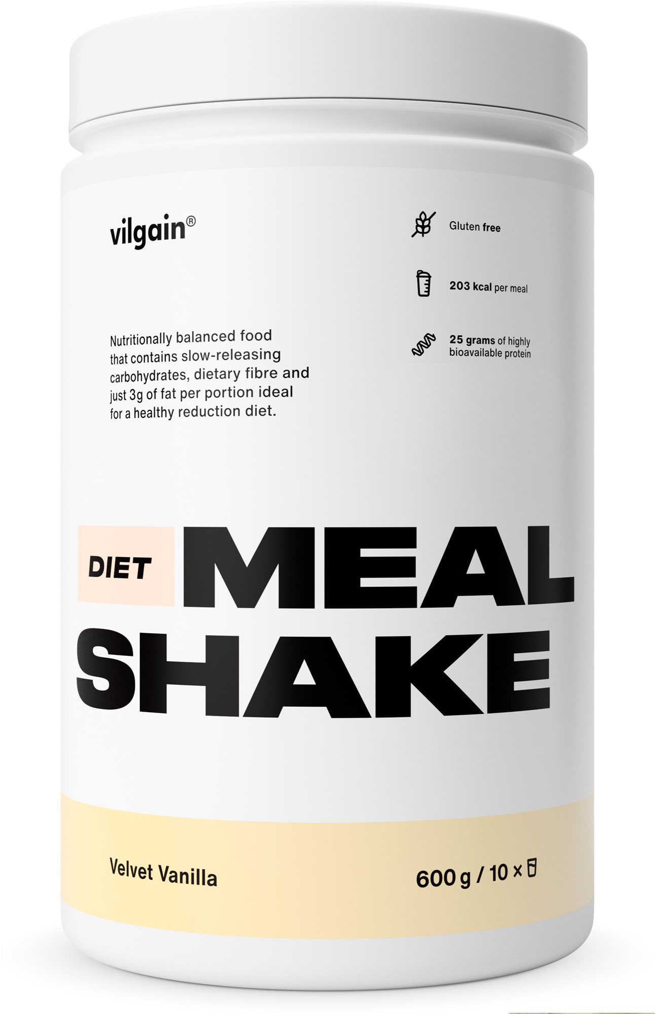 Vilgain Diet Meal Shake 600 g creamy vanilla