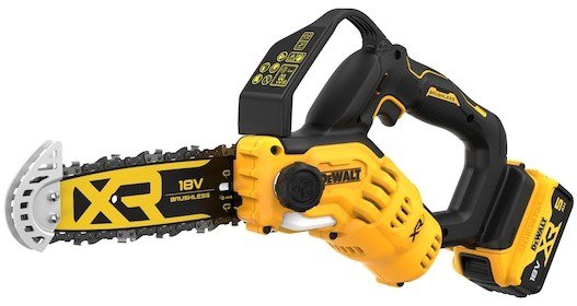 DEWALT Reťazová píla jednoručná prerezávacia 18 V Sada (1× 5,0 Ah) lišta 20 cm