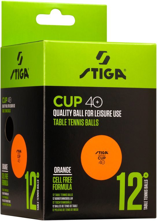 Stiga Cup ABS oranžové, 12 ks