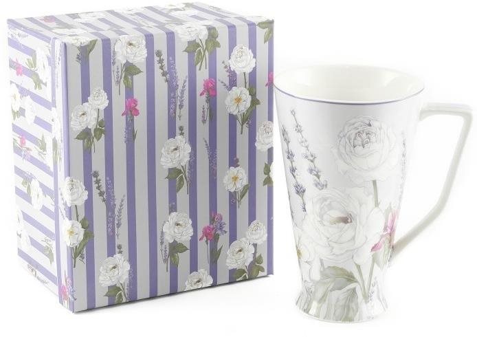 Home Elements Porcelánový hrnček 500 ml, Levanduľa