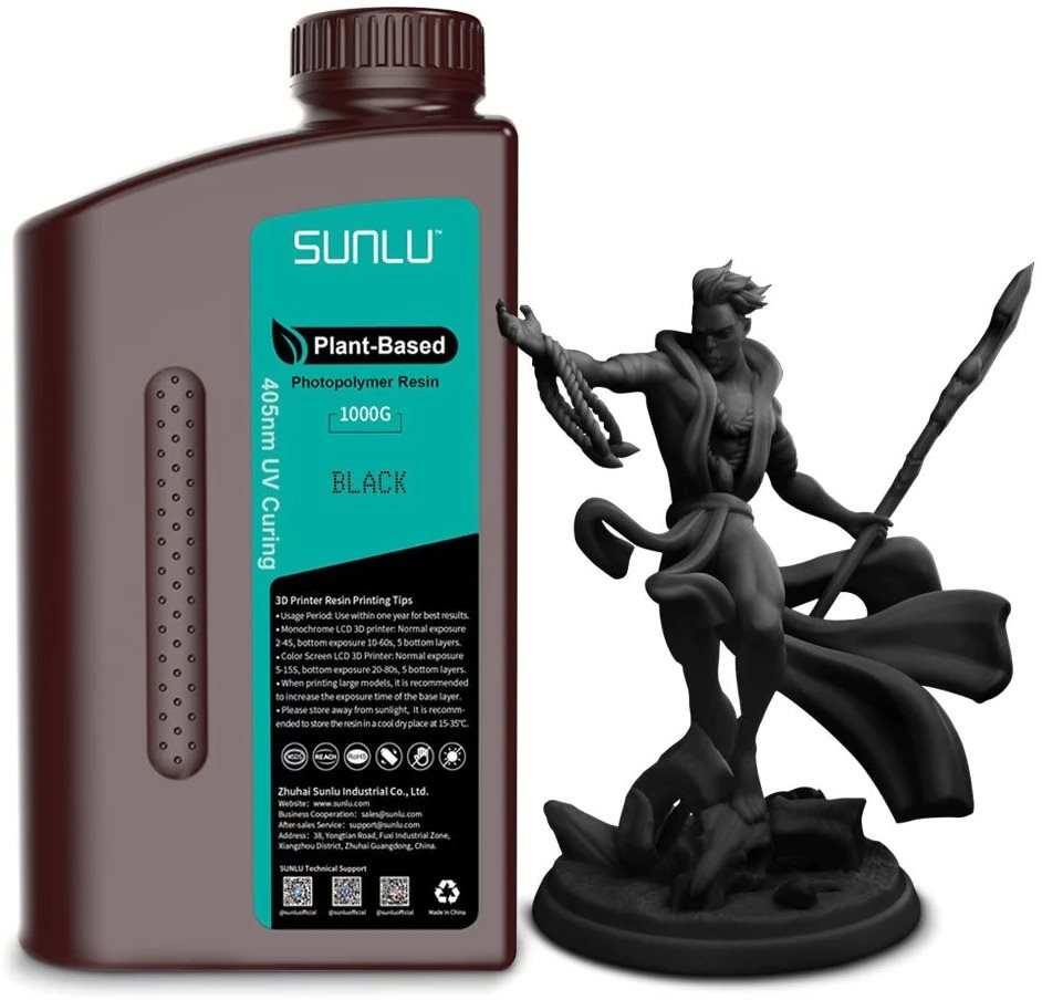 Sunlu Plant based Resin Black 1 kg