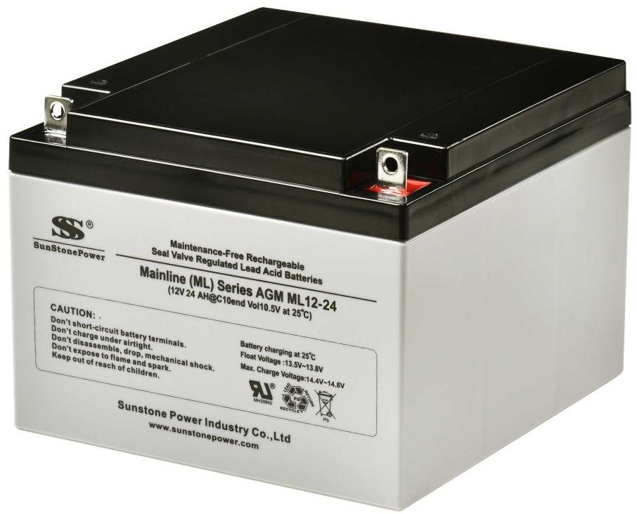 SUNSTONE-POWER AGM akumulátor 12 V/24 Ah ML12-24