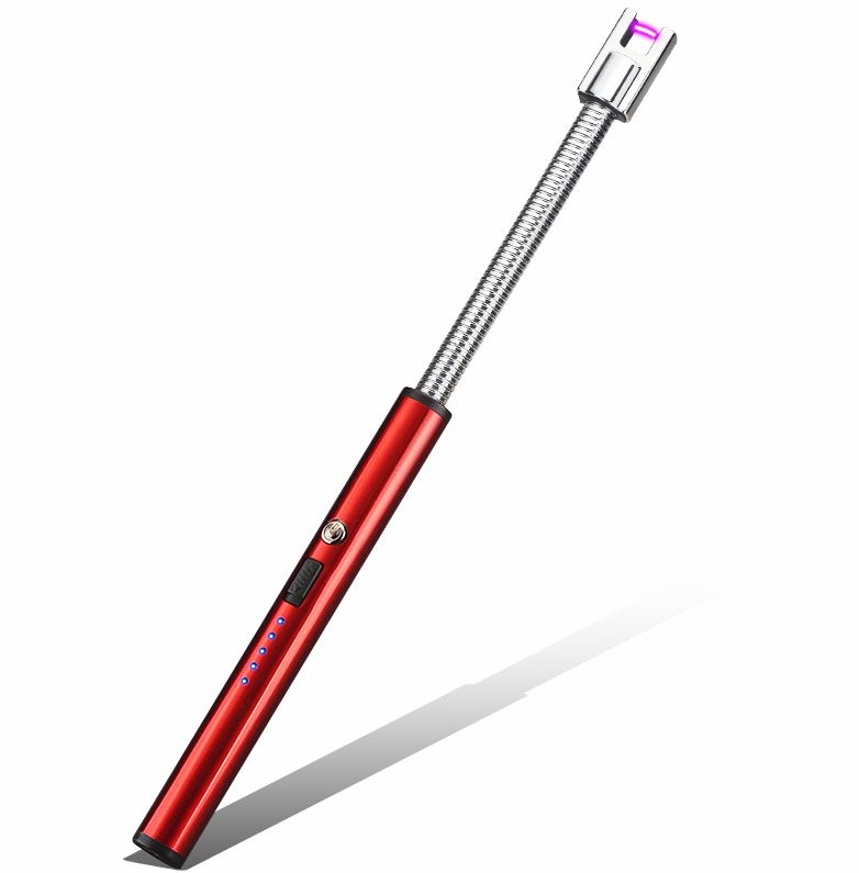 RENTEX Plazmový zapaľovač Flexi 25,5 cm, ľadovo-červený