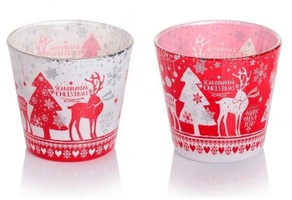BARTEK CANDLES Christmas Red Apple/Winter Gingerbread (mix motívov) 115 g