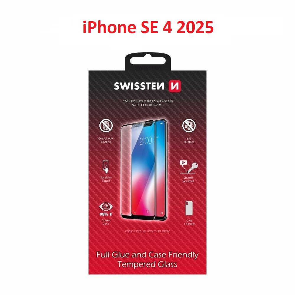 Swissten Case Friendly na iPhone 16e čierne