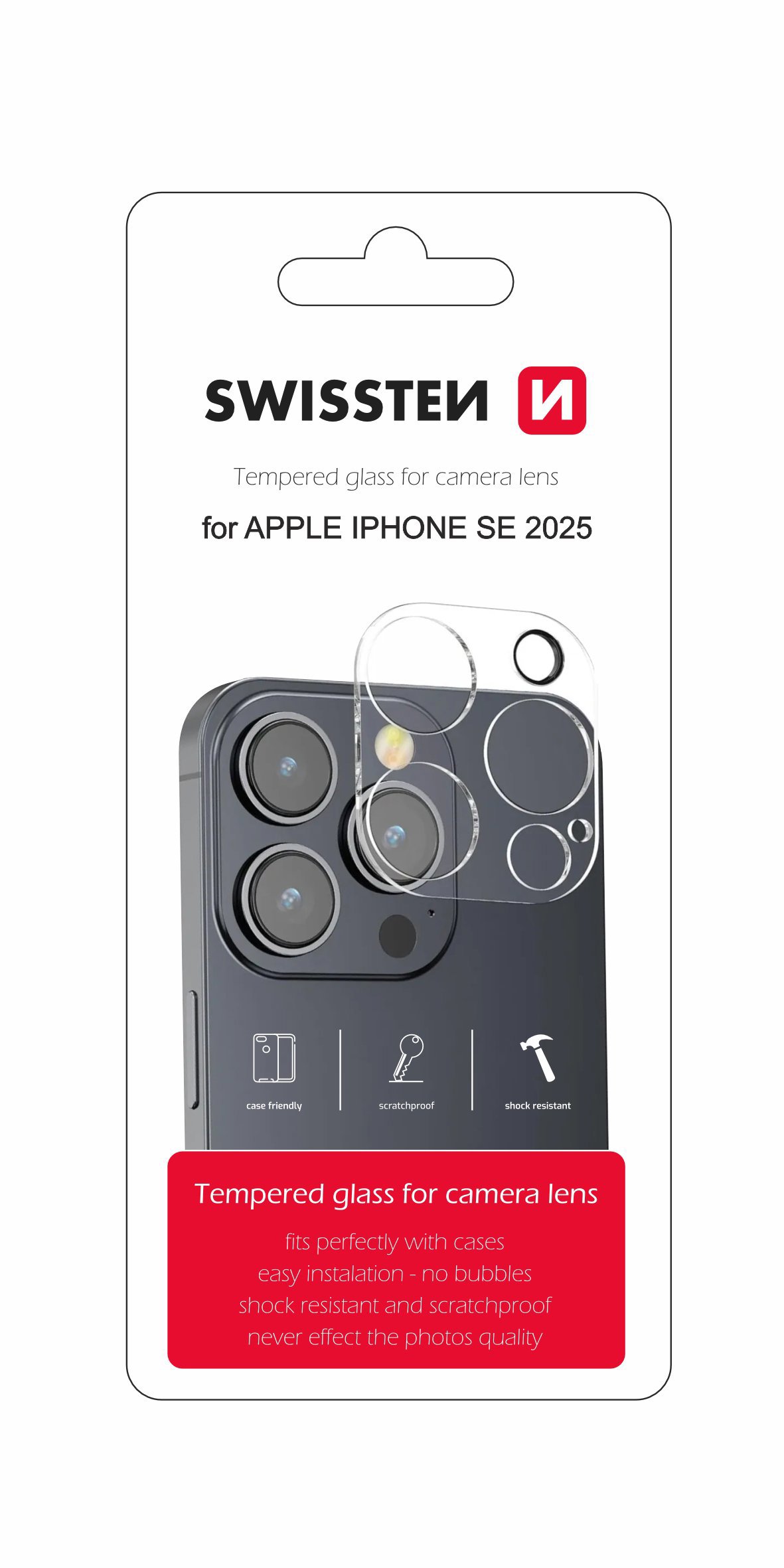 Swissten ochranné sklo na šošovky fotoaparátu na Apple iPhone 16e