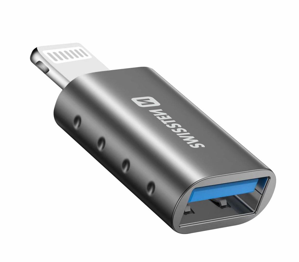Swissten OTG adaptér Lightning (M)/USB-A (F)