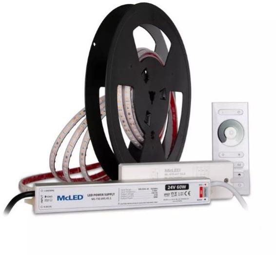 McLED – zostava LED pásiky do sauny WW 3 m