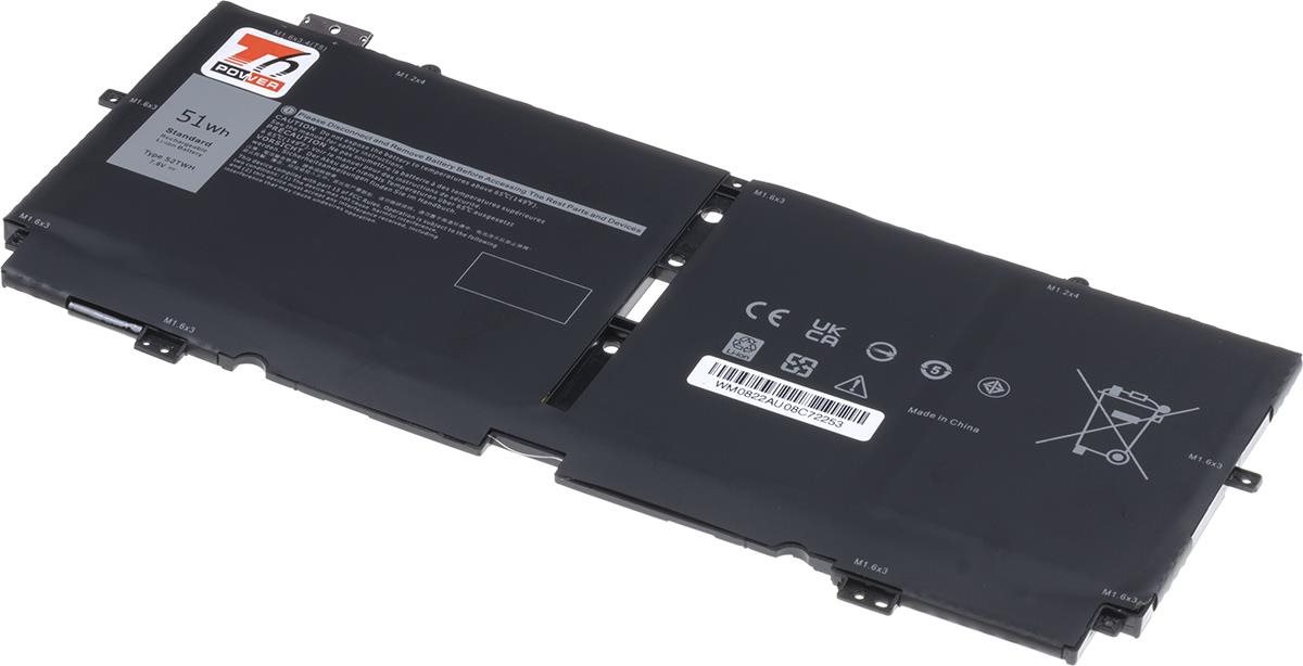 T6 Power do Dell XPS 13 7390 2in1, Li-Poly, 7,6 V, 6710 mAh 51 Wh