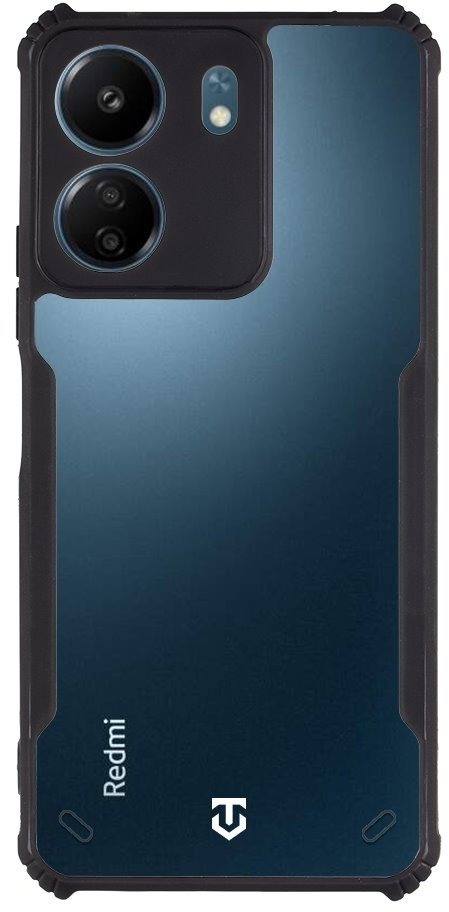Tactical Quantum Stealth Kryt na Xiaomi Redmi 13C/Poco C65 Clear/Black