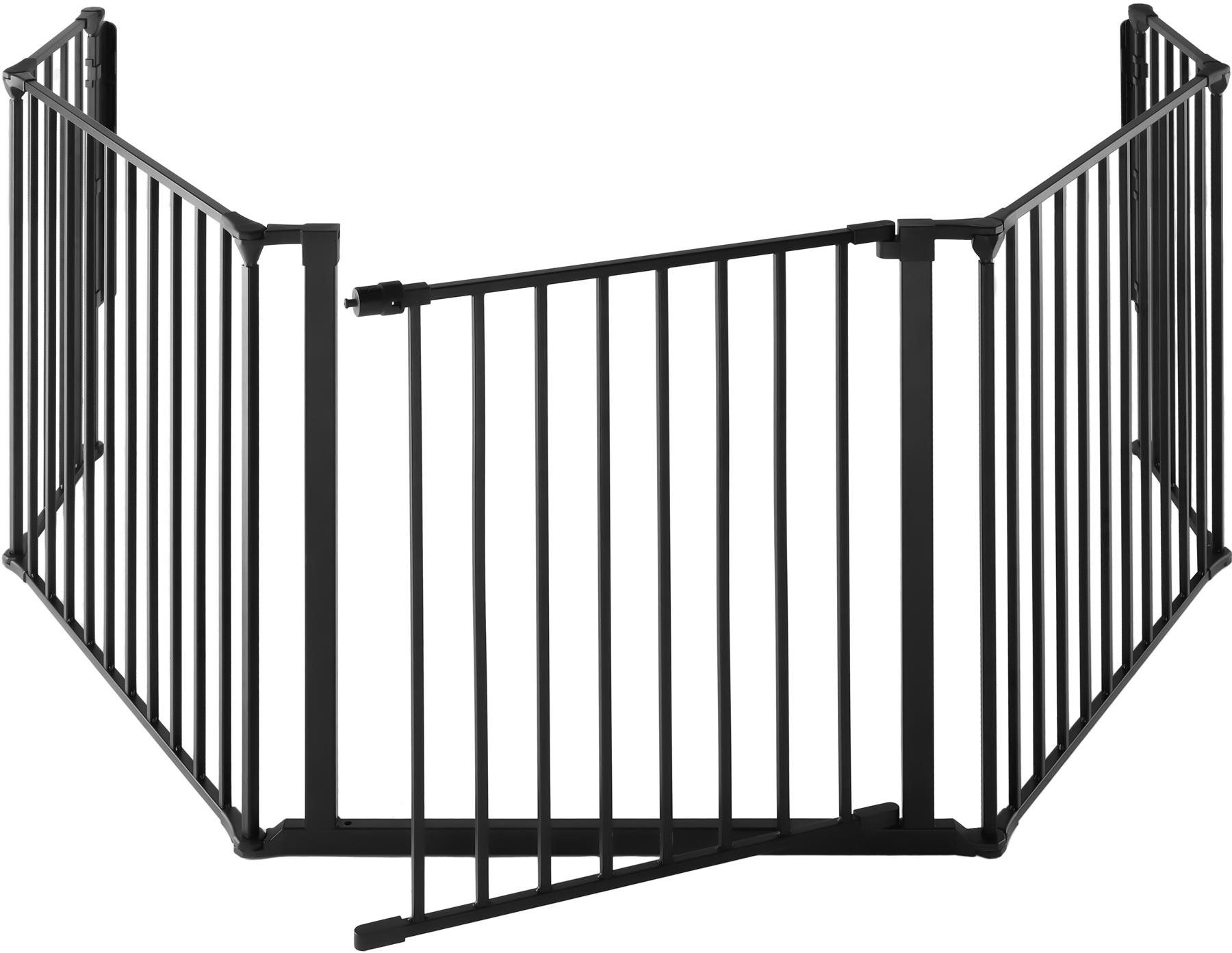 Tectake zábrana ku krbu Agni, čierna