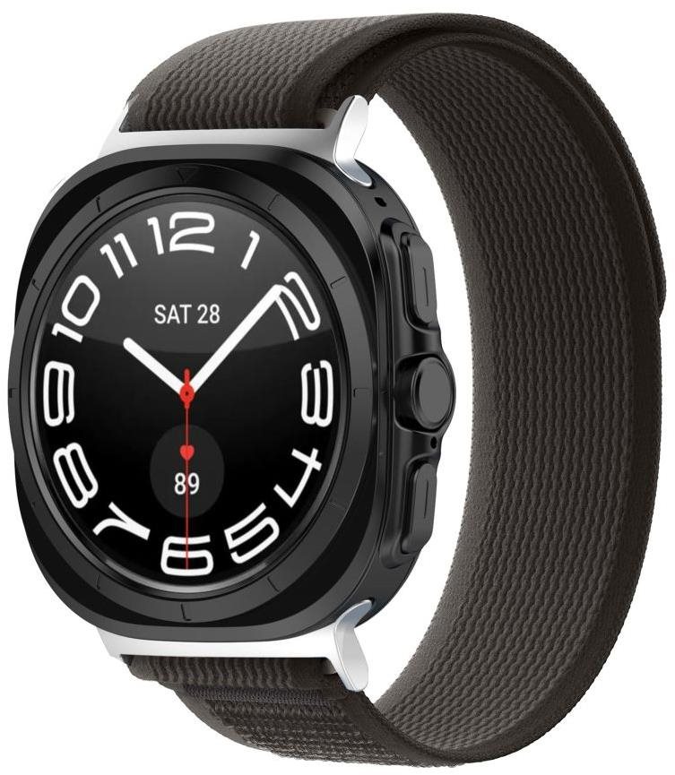 Tech-Protect Nylon na Samsung Galaxy Watch Ultra, 47 mm, čierny/oranžový