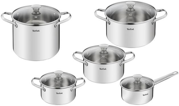 Tefal sada nerezového riadu 10 ks Cook Eat B921SA55