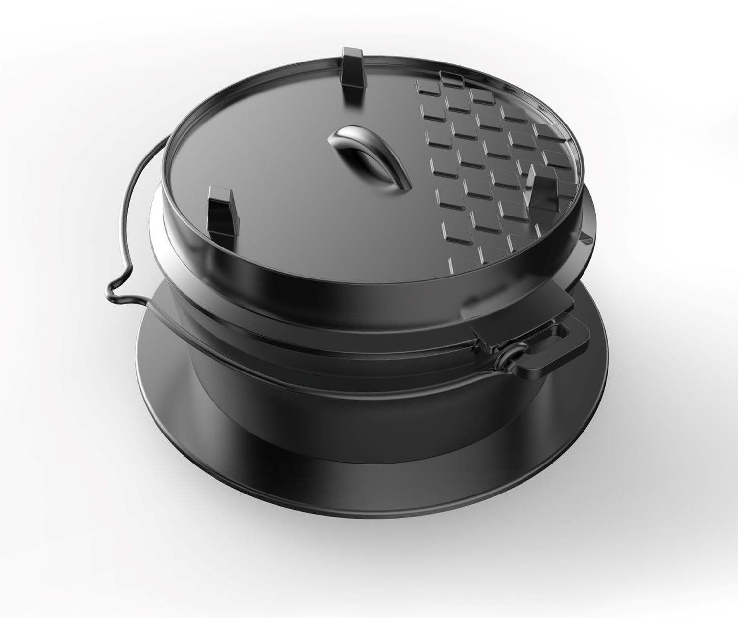 Tepro "Dutch Oven" Liatinový kotlík s vekom, 6 l
