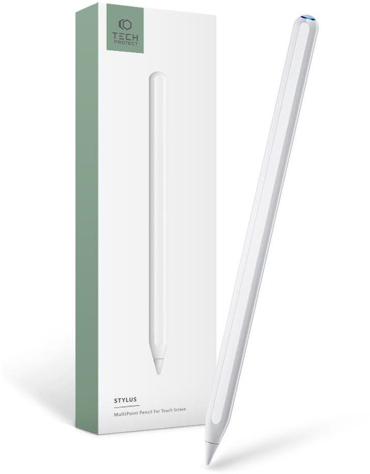 Tech-Protect Digital P2 Stylus pero na iPad, biele