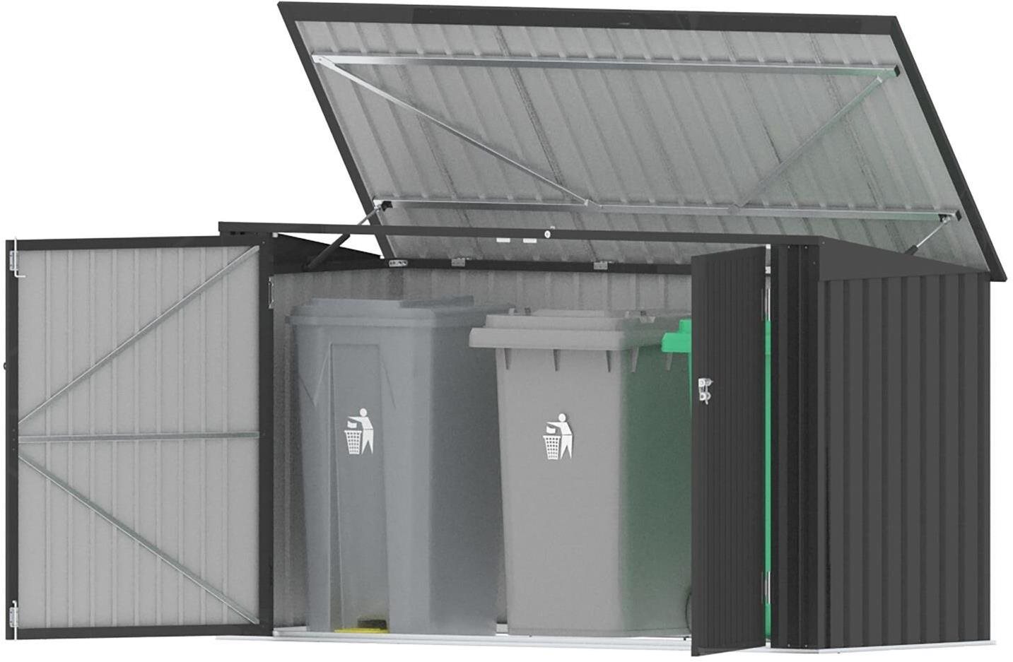 Tepro Store úložný box na smetné nádoby 3× 240 l, Max